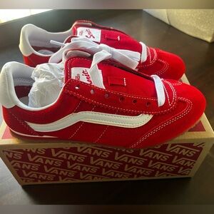 Vans Red Super Lowpro Sneakers